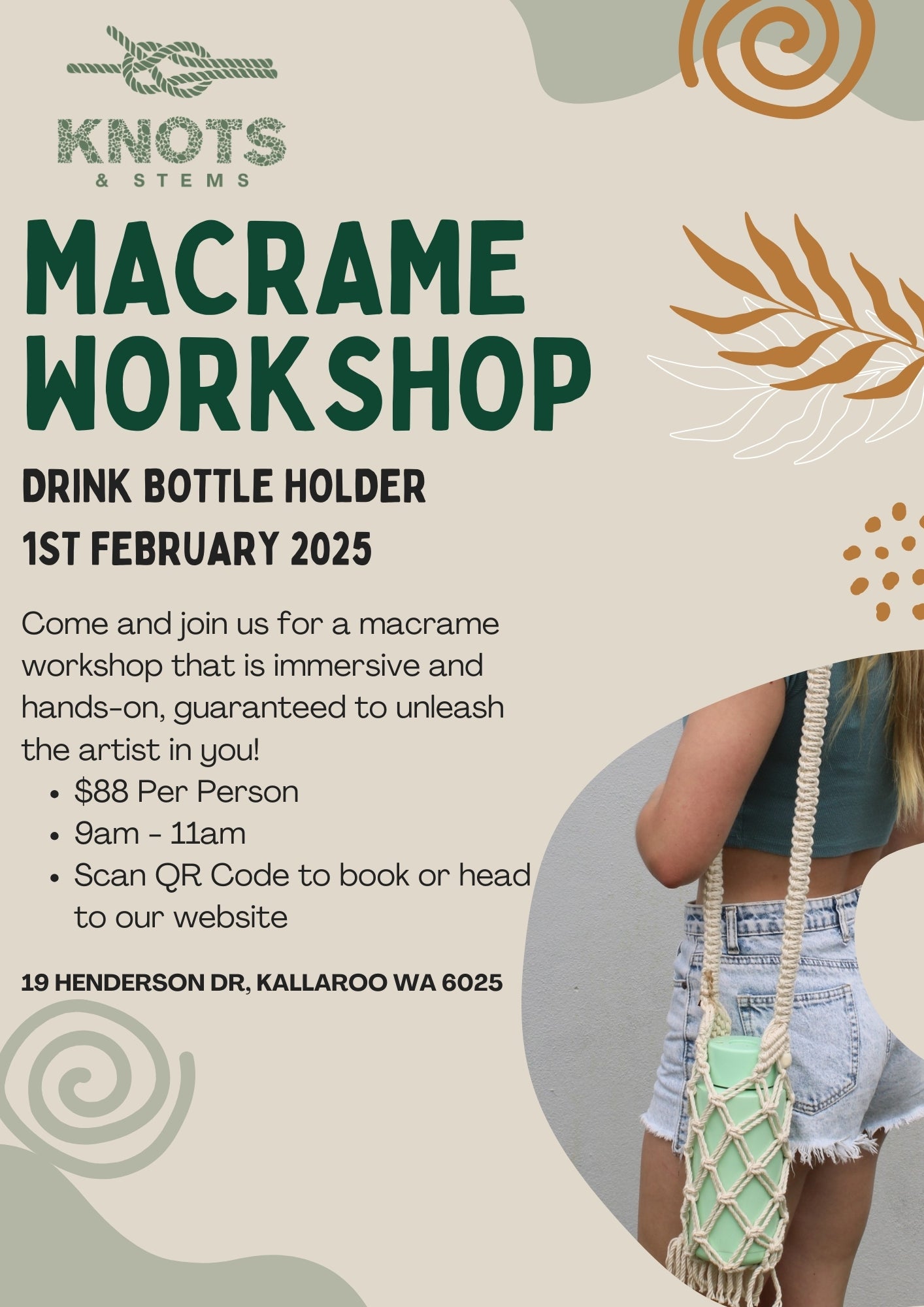 Drink Bottle Holder Workshop